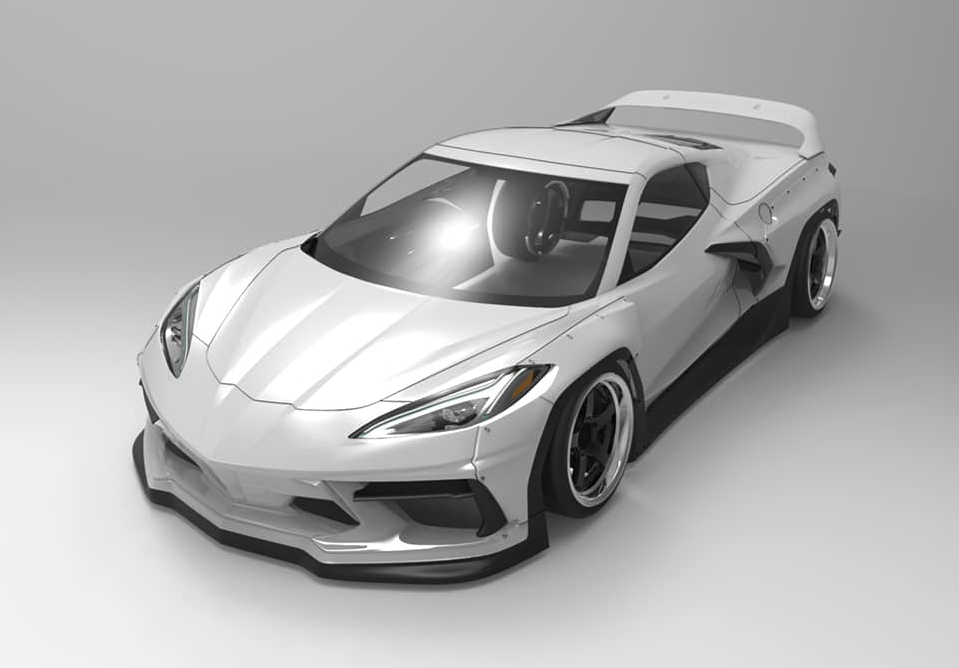 アディクション ADICTION コルベット C8 ラジドリ RCボディ
