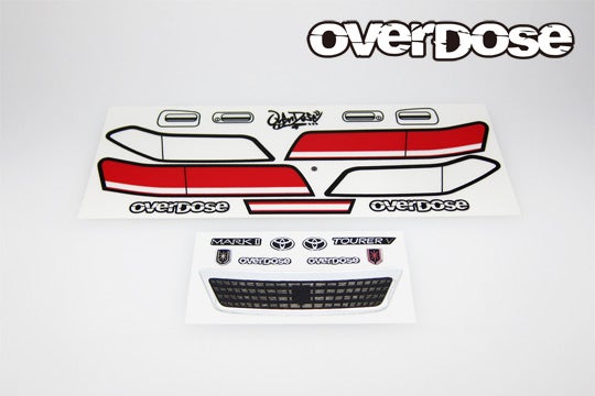Overdose 3D Graphic Series Weld Mark II Light &Grill Emblem Set