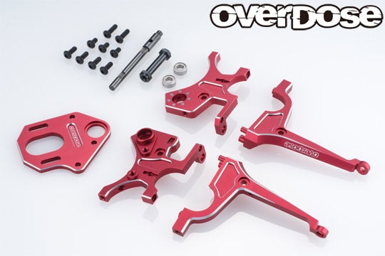 Overdose Rear mount kit Type-2 (For GALM, GALM ver.2/ Red) OD3836