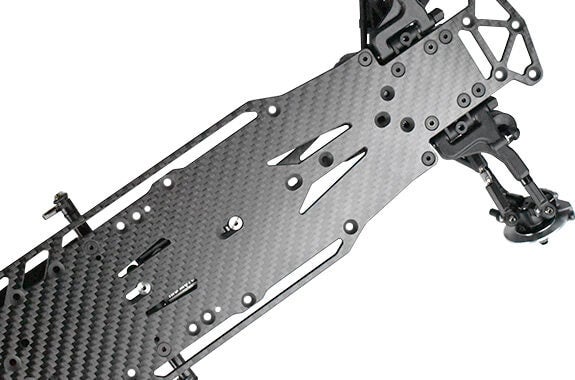 Reve D RDX Carbon Main Chassis & Upper Deck Set D1-CGS01 | Rolling