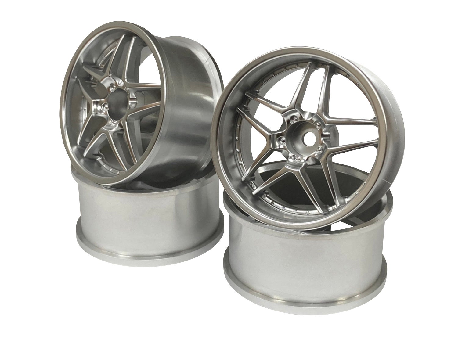 Topline Blitz BRW03 Wheel Offset +6 Matte Silver Normal Face (2 