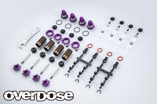 Overdose HG Shock Set Spec.4 (Purple) OD3900 | Rolling Garage RC
