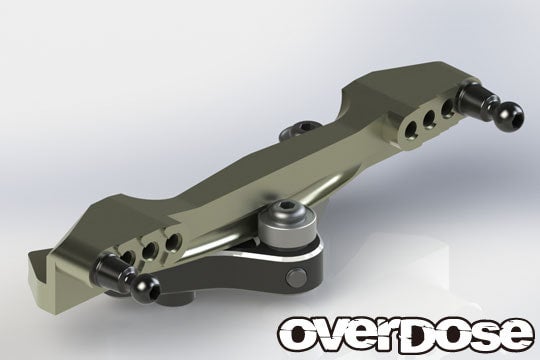 オーバードーズ　　スライドラック　DIB Overdose Aluminum Curved Slide Rack Steering Set Type-2(For