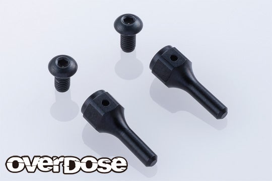 Overdose ES Aluminum Knuckle Type-2 (For GALM series/Black) OD3892