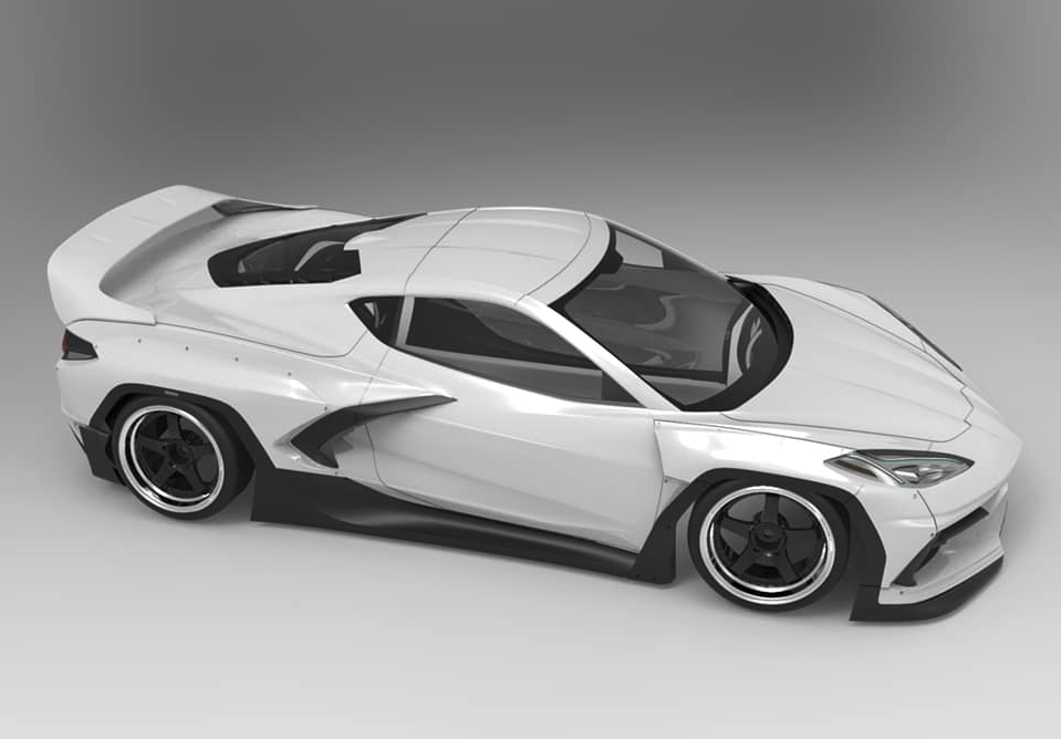 Addiction RC Chevrolet Corvette C8 Pandem AD-HB6A | Rolling