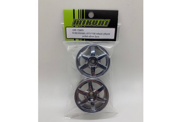 Mikuni Factory Advan AVS VS6 Offset +9 Polish Silver (2 pieces) DW-729PS